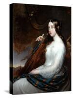 Sarah Curran Playing The Harp, 1800-William Beechey-Stretched Canvas