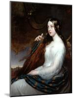 Sarah Curran Playing The Harp, 1800-William Beechey-Mounted Giclee Print