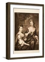 Sarah, Duchess of Marlborough and Lady Fitzharding, Pub. 1902-Godfrey Kneller-Framed Giclee Print