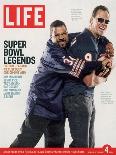 Rapper Ice Cube and Former Bear Quarterback Jim McMahon, February 4, 2005-Sarah Friedman-Mounted Photographic Print