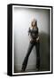 Sarah Harding Poses at a Girls Aloud Photo Shoot in K West Hotel, London, February 2005-null-Framed Stretched Canvas