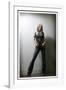 Sarah Harding Poses at a Girls Aloud Photo Shoot in K West Hotel, London, February 2005-null-Framed Photographic Print