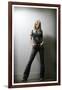 Sarah Harding Poses at a Girls Aloud Photo Shoot in K West Hotel, London, February 2005-null-Framed Photographic Print