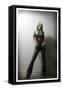 Sarah Harding Poses at a Girls Aloud Photo Shoot in K West Hotel, London, February 2005-null-Framed Stretched Canvas