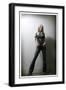 Sarah Harding Poses at a Girls Aloud Photo Shoot in K West Hotel, London, February 2005-null-Framed Photographic Print