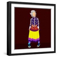 Sarah Jane Adams, instagram star-Claire Huntley-Framed Giclee Print