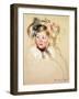 Sarah Looking Left, 1901-Mary Cassatt-Framed Giclee Print