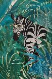 Curious green leopard-Sarah Manovski-Giclee Print