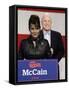 Sarah Palin Talks at a Campaign Rally for Senator John McCain at Pima County Fairgrounds in Tucson-null-Framed Stretched Canvas