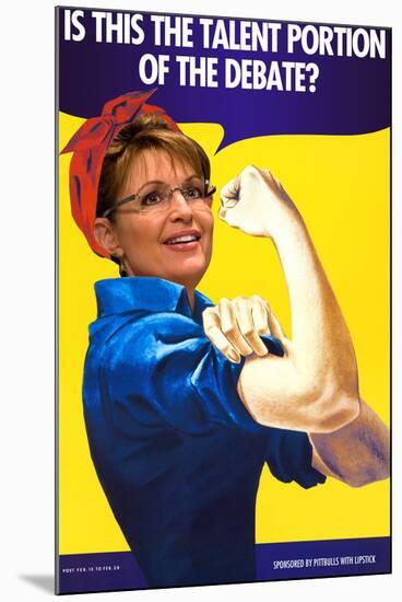 Sarah Palin-null-Mounted Poster