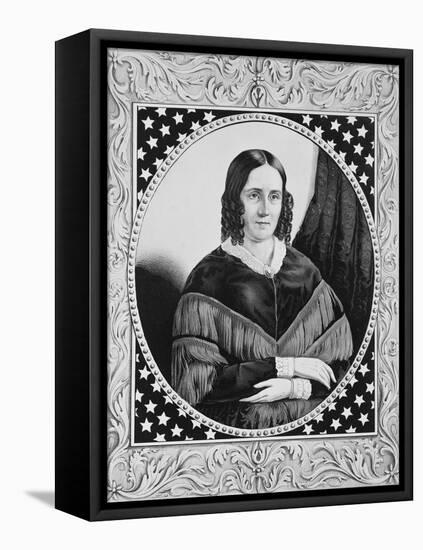 Sarah Polk, First Lady-Science Source-Framed Stretched Canvas