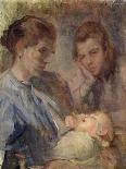 Mother and Child, 1894-Sarah Purser-Stretched Canvas