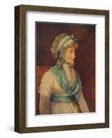 Sarah Siddons (1755-183), 18th Century English Tragic Actress, 1906-John Russell-Framed Giclee Print