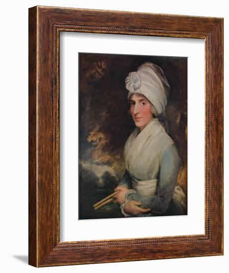 'Sarah Siddons', 1787-Gilbert Stuart-Framed Giclee Print