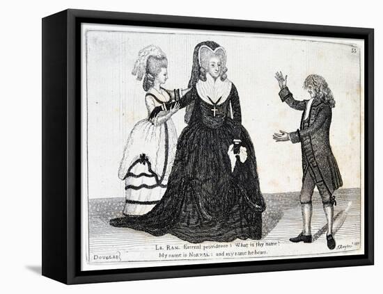 Sarah Siddons, English Actress, 1784-John Kay-Framed Stretched Canvas