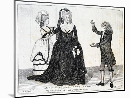 Sarah Siddons, English Actress, 1784-John Kay-Mounted Giclee Print