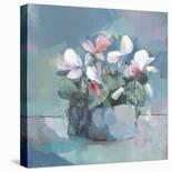 Summer Pansies - Fresh-Sarah Simpson-Stretched Canvas