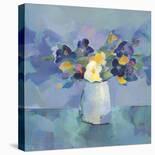 Summer Pansies - Fresh-Sarah Simpson-Stretched Canvas