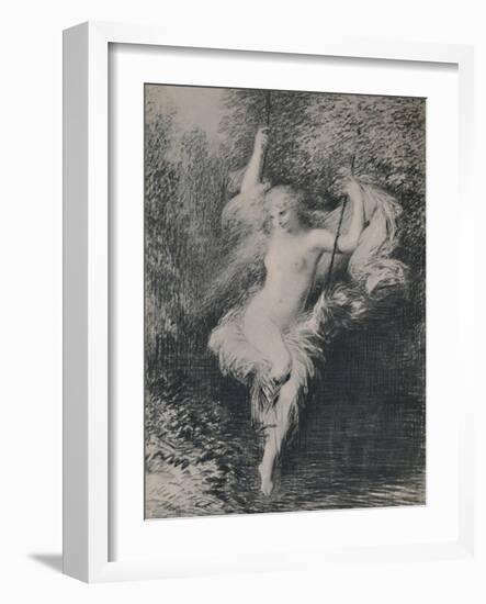 'Sarah the Bather', 1892, (1946)-Henri Fantin-Latour-Framed Giclee Print