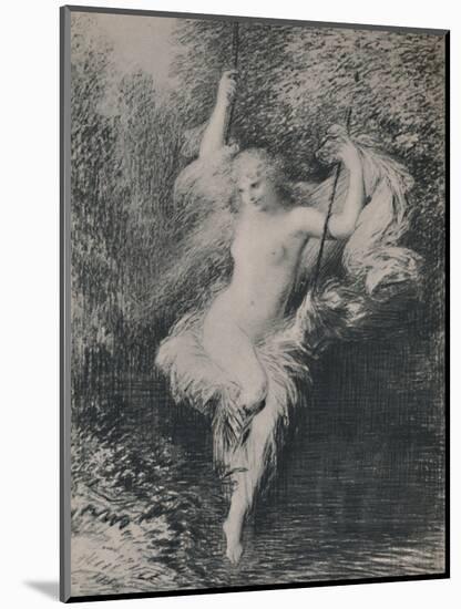 'Sarah the Bather', 1892, (1946)-Henri Fantin-Latour-Mounted Giclee Print