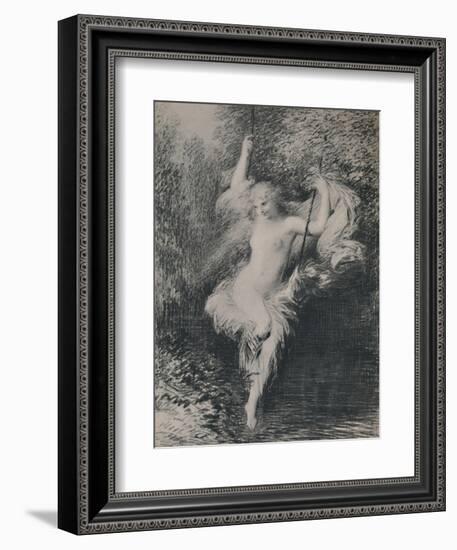 'Sarah the Bather', 1892, (1946)-Henri Fantin-Latour-Framed Giclee Print