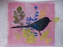 Birdy on pink-Sarah Thompson-Engels-Giclee Print