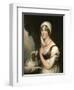 Sarah Trumbull with a Spaniel, c.1802-John Trumbull-Framed Giclee Print