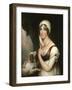 Sarah Trumbull with a Spaniel, c.1802-John Trumbull-Framed Giclee Print