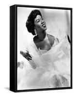 Sarah Vaughan (1924-1990) American Jazz Singer and Pianist C. 1945-null-Framed Stretched Canvas