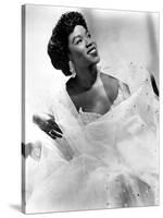 Sarah Vaughan (1924-1990) American Jazz Singer and Pianist C. 1945-null-Stretched Canvas