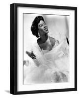 Sarah Vaughan (1924-1990) American Jazz Singer and Pianist C. 1945-null-Framed Photo