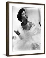 Sarah Vaughan (1924-1990) American Jazz Singer and Pianist C. 1945-null-Framed Photo