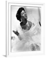 Sarah Vaughan (1924-1990) American Jazz Singer and Pianist C. 1945-null-Framed Photo