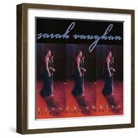 Sarah Vaughan, Linger Awhile-null-Framed Art Print