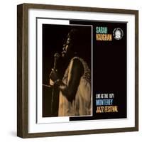 Sarah Vaughan, Live at the 1971 Monterey Jazz Fest-null-Framed Art Print