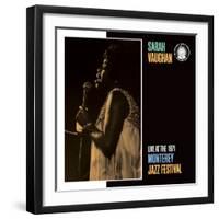 Sarah Vaughan, Live at the 1971 Monterey Jazz Fest-null-Framed Art Print