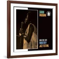 Sarah Vaughan, Live at the 1971 Monterey Jazz Fest-null-Framed Art Print