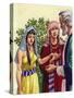 Sarai Introducing Hagar to Abraham-Pat Nicolle-Stretched Canvas