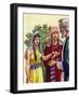 Sarai Introducing Hagar to Abraham-Pat Nicolle-Framed Giclee Print