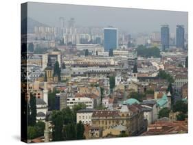 Sarajevo, Bosnia and Herzegovina,-Walter Bibikow-Stretched Canvas