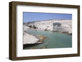 Sarakiniko Beach, Milos Island, Cyclades Group, Greek Islands, Greece-Richard Maschmeyer-Framed Photographic Print