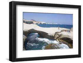 Sarakiniko Beach, Milos Island, Cyclades Group, Greek Islands, Greece-Richard Maschmeyer-Framed Photographic Print