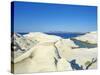 Sarakiniko Lunar Landscape, Sarakiniko Beach, Milos, Cyclades Islands, Greek Islands, Aegean Sea, G-Tuul-Stretched Canvas