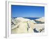 Sarakiniko Lunar Landscape, Sarakiniko Beach, Milos, Cyclades Islands, Greek Islands, Aegean Sea, G-Tuul-Framed Photographic Print