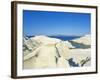 Sarakiniko Lunar Landscape, Sarakiniko Beach, Milos, Cyclades Islands, Greek Islands, Aegean Sea, G-Tuul-Framed Photographic Print