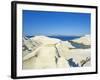 Sarakiniko Lunar Landscape, Sarakiniko Beach, Milos, Cyclades Islands, Greek Islands, Aegean Sea, G-Tuul-Framed Photographic Print