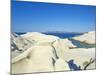 Sarakiniko Lunar Landscape, Sarakiniko Beach, Milos, Cyclades Islands, Greek Islands, Aegean Sea, G-Tuul-Mounted Photographic Print