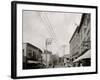 Saranac Lake, Broadway, Adirondacks, N.Y.-null-Framed Photo