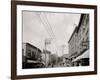 Saranac Lake, Broadway, Adirondacks, N.Y.-null-Framed Photo