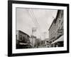 Saranac Lake, Broadway, Adirondacks, N.Y.-null-Framed Photo